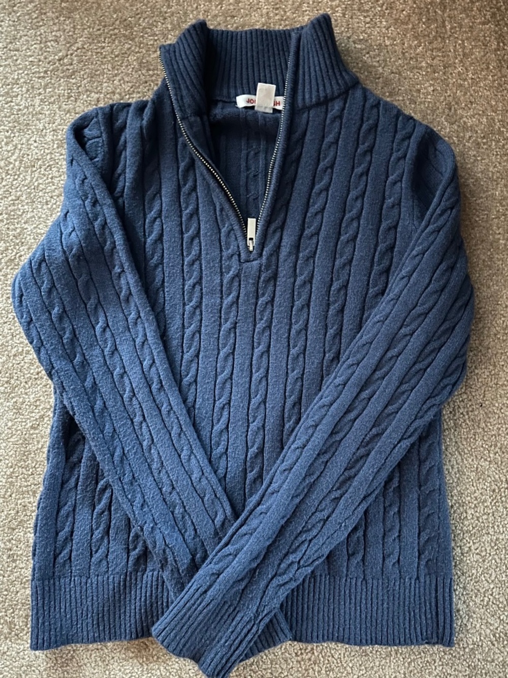 Blue Quarter Zip - XS - Joe Fresh